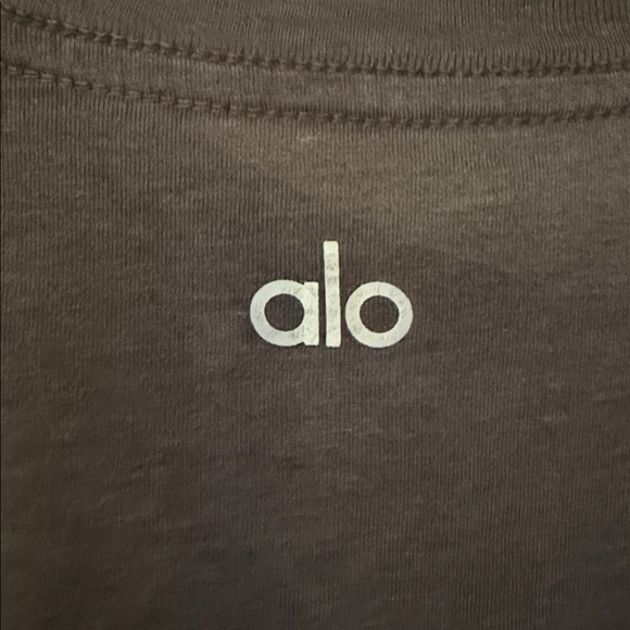 ALO Triumph V-Neck Raglan T-Shirt Gray XXL Unisex - Picture 4 of 6